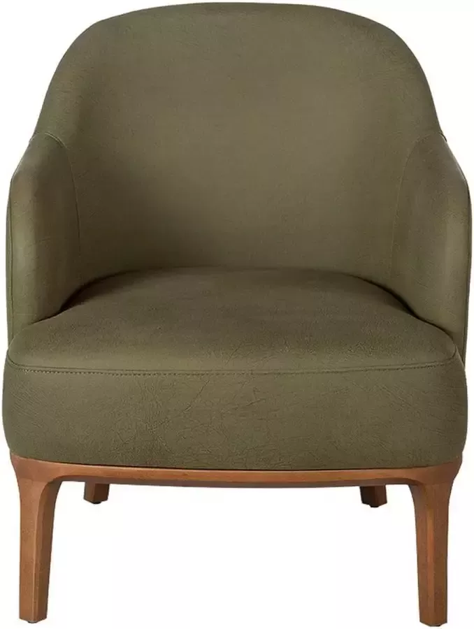 By Kohler Diana fauteuil met armleuning en houten poten
