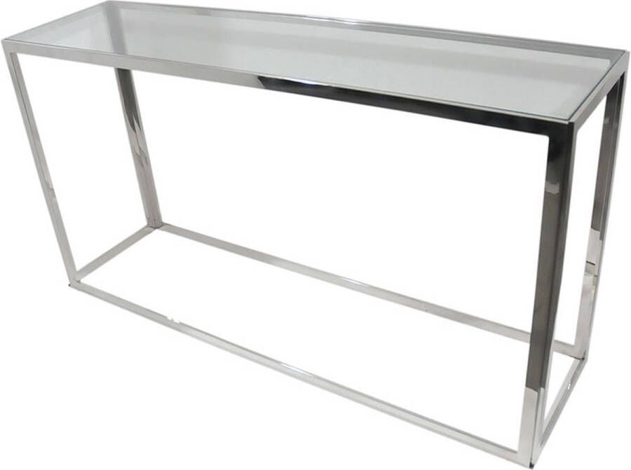 By Kohler Tafel Allan 150x40x78cm Helder Glas zilver