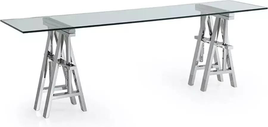 By Kohler Tafel Colson 200x50x66 75.5cm ZILVER Helder Glas