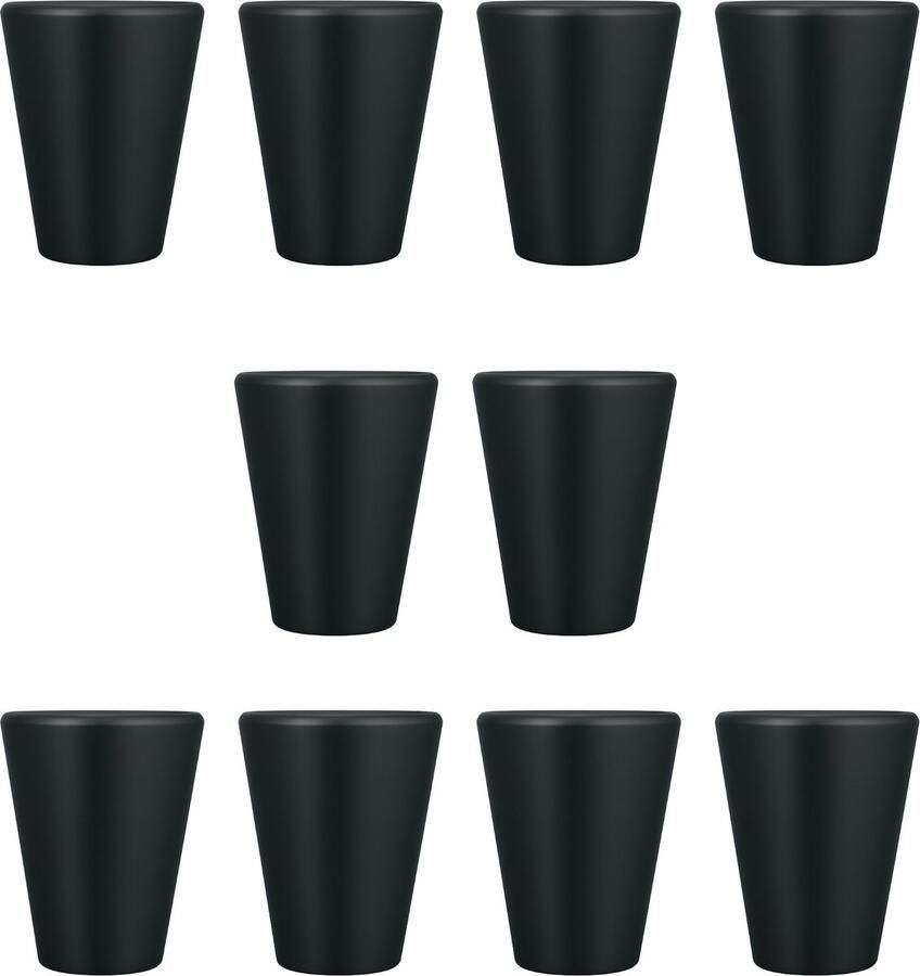 By MJM Meubelknop Akron recht Zwart SET 10 stuks Kast knopjes Kastknoppen Zwart Meubelknop- deurknoppen voor kasten Meubelbeslag deurknopjes Kastknopjes