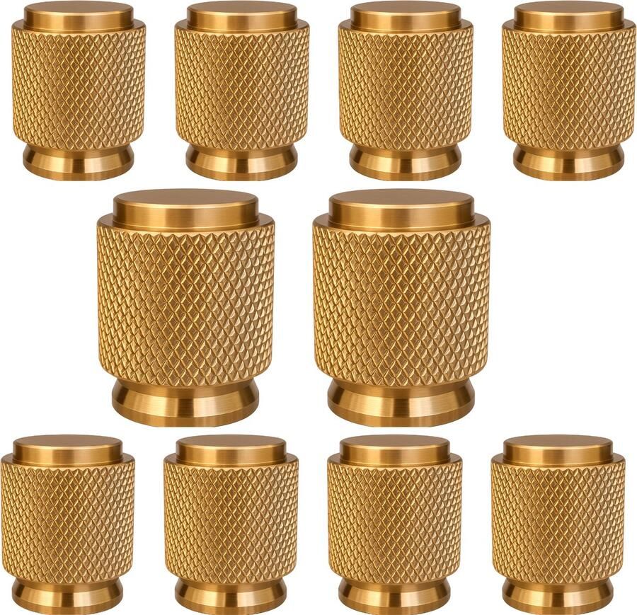 By MJM 20X Meubelknop Dover recht Goud Kast knopjes Kastknoppen Goud Meubelknop- deurknoppen voor kasten Meubelbeslag deurknopjes Kastknopjes