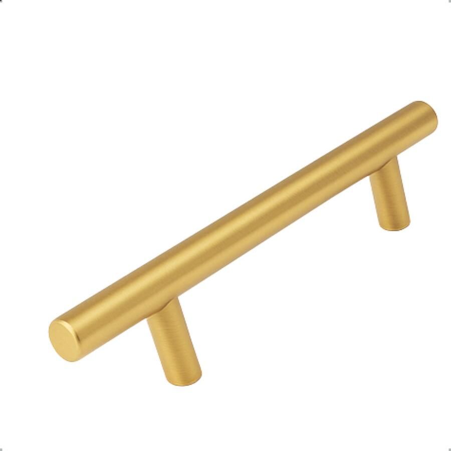 By MJM Handgreep Keukengreep Denver T-greep Brons Brons 200mm SET 5 stuks Hartafstand 128mm goud Meubelgreep goud- Keukengreep goud Greep goud Deurgreep Handgreep keukenkastjes handgrepen kast meubelgrepen Handgrepen voor deurtjes