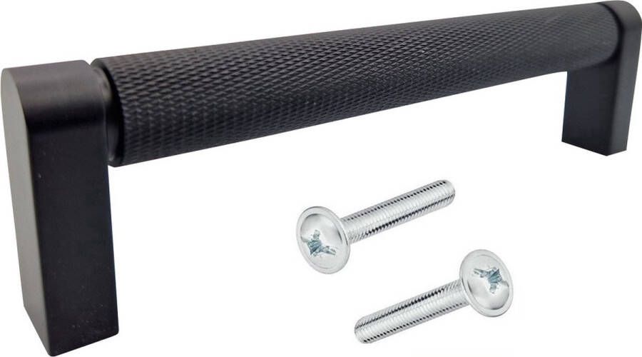 By MJM Handgreep Keukengreep Miami Zwart 128 mm Design Handgrepen voor deurtjes Deurgreep Meubelgreep Handgreep Zwart- Keukengreep Keukenkastjes- Greep Zwart Meubelbeslag greepjes Inclusief schroeven - Foto 2