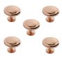 By MJM Meubelknop Memphis rose goud rond 5 STUKS Diameter 29 mm Kastknop Meubelknop Deurknoppen voor kasten Kastknoppen Meubelbeslag Deurknopjes Meubelknoppen - Thumbnail 2