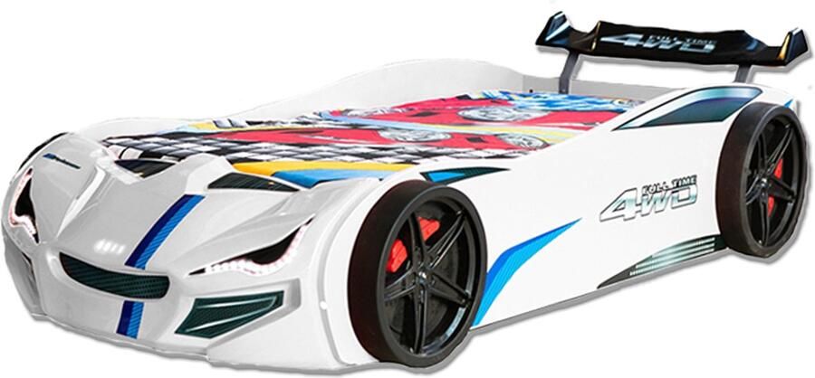 By MM Store Autobed Racebed BLX Wit autobed met licht racebed LED - Foto 2