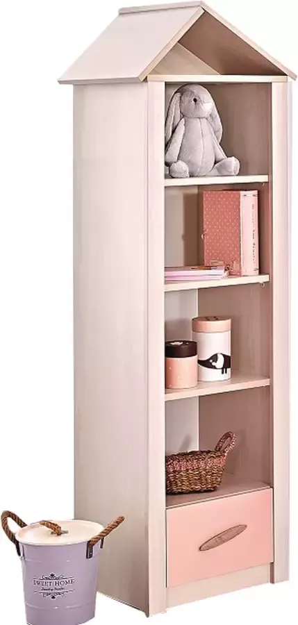 By MM Store Cento Pink boekenkast kast huisje meisjeskamer