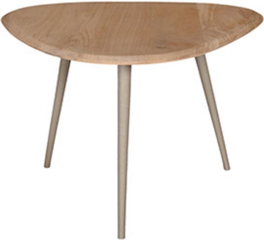 By Mooss Bijzettafel Green Gray Driehoek Metaal Hout L Trendy