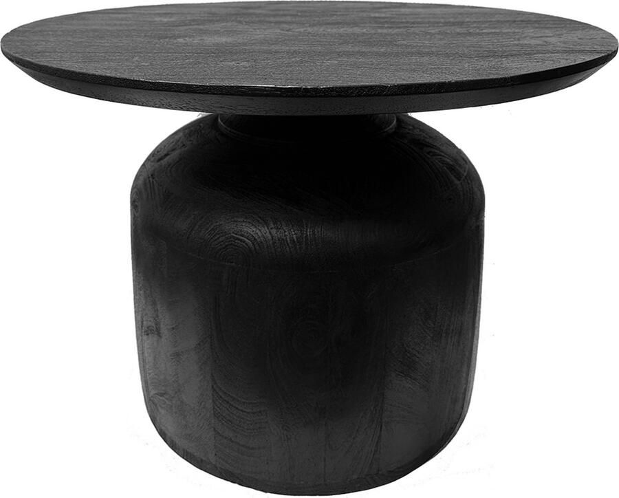 By Mooss Bijzettafel Zwart L Stoer Retro Modern Trendy