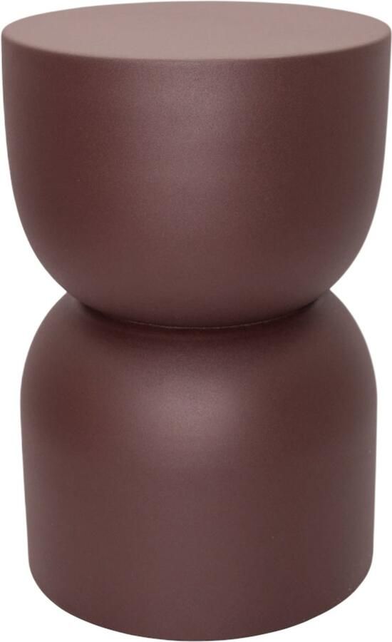 By Mooss Paudar Rust Bijzettafel Kruk Gepoedercoat Metaal Ø 30 cm 46 cm Roest - Foto 2