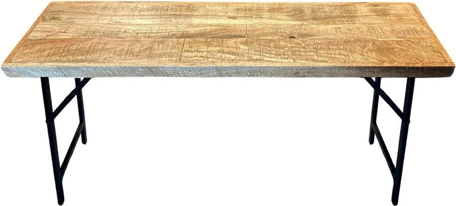 By Mooss Wandtafel Inklapbaar Robuust Hout Metaal Feestjes Borreltafel Cadeautafel