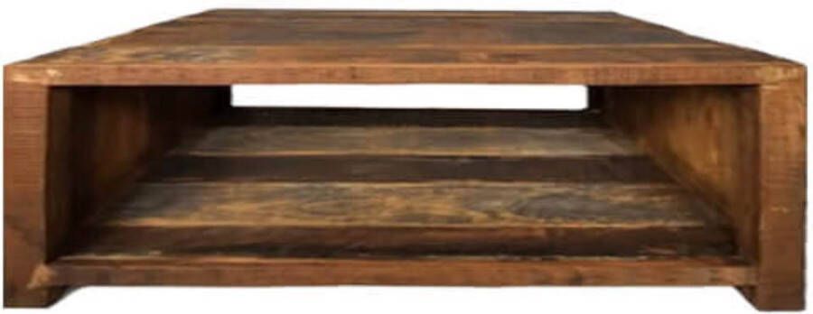 by Mooss Salontafel robuust oud hout houten salontafel breedte 120cm