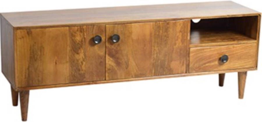 By Mooss Wandmeubel retro kast oil finish tv meubel breed 150 cm - Foto 1