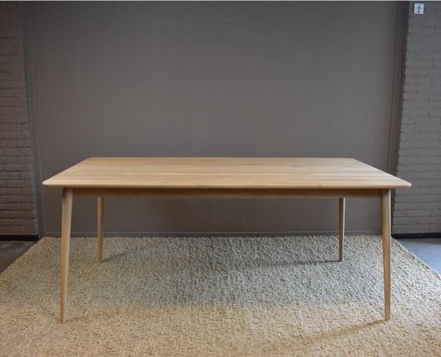 BY-OLAF Eettafel Mila massief eiken 180x90 Naturel