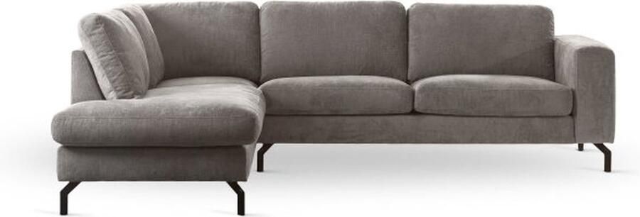 BY-OLAF Hoekbank Emiel Links – Perfect Harmony Champagne – 3-zits met hoek links – 262 x 200 cm