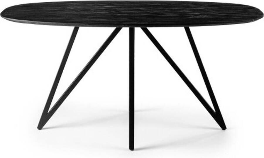 BY-OLAF Eettafel Odense 160 cm Zwart