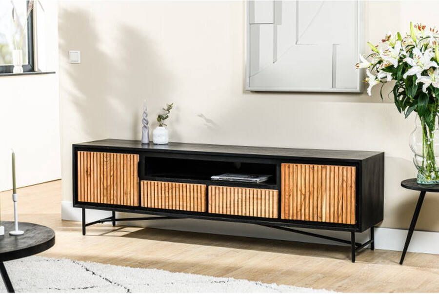 BY-OLAF Tv-meubel Astrid 180 cm acacia pure