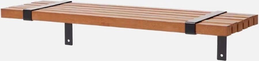 By parle Houten Wandplank Eenvoudig in elkaar te zetten FSC gecertificeerd hout: verantwoord hout Plank Wand