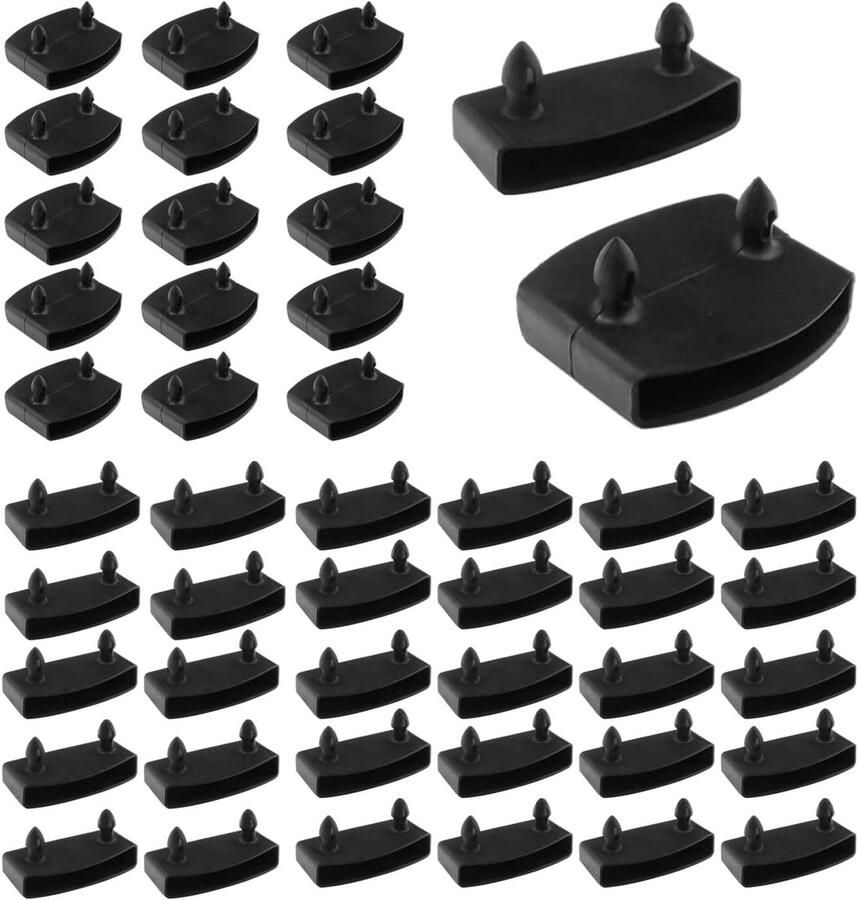 By Shayne ByShane Kunststof bedkantelkappen voor bedframe accessoires 45 stuks Eenpersoonsbed en tweepersoonsbed Binnendiameter 10 x 55 mm