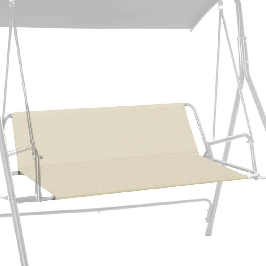 By Shayne ByShane Vervangende schommelbank zitting en overtrek van duurzame 600D Oxford-stof in geel-bruin (148 x 52 x 52 cm)
