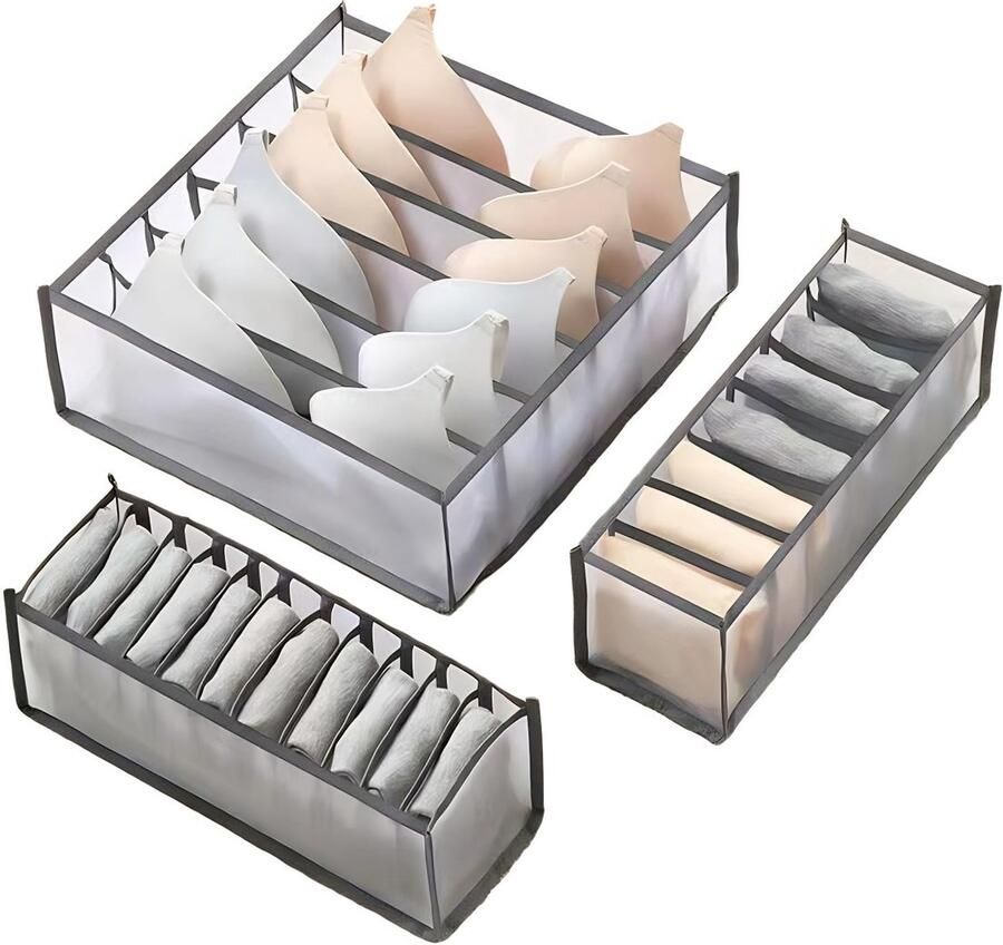 By Shayne Drie-delige Set van Lade Opbergdozen voor Kleding en Accessoires Organisatie