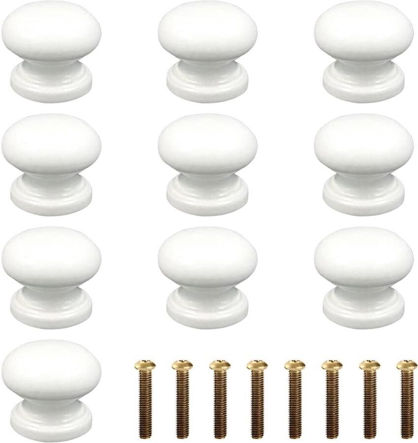 By Shayne Elegant en Functionele Houten Deurknoppen voor Meubels Set van 10 Stuks