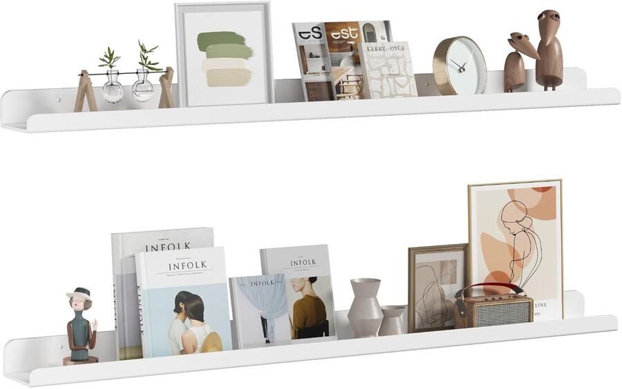 By Shayne Ruime Zwevende Wandplanken Voor Kinderkamer En Woonruimte Set Van Twee