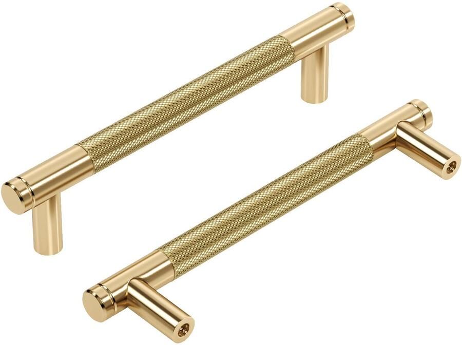 By Shayne Set van 10 Moderne Gouden Meubelgrepen voor Keuken en Meer