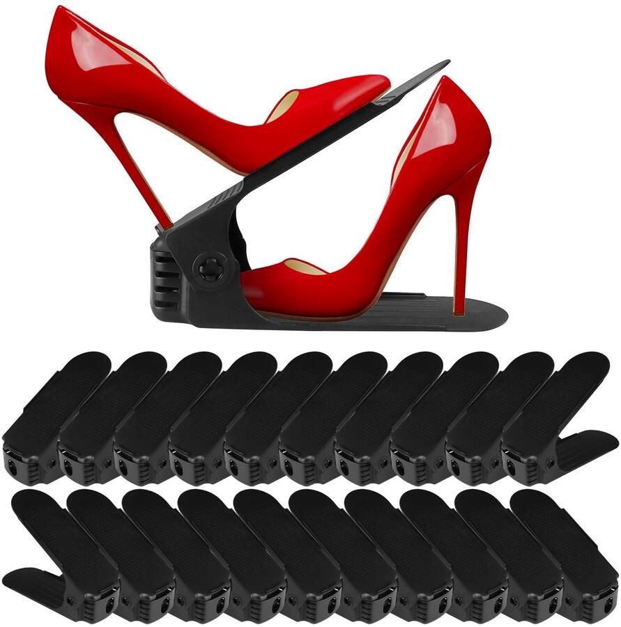 By Shayne Slimme en Ruimtebesparende Schoenenopbergoplossing met Verstelbare Hoogtes en Antislipontwerp