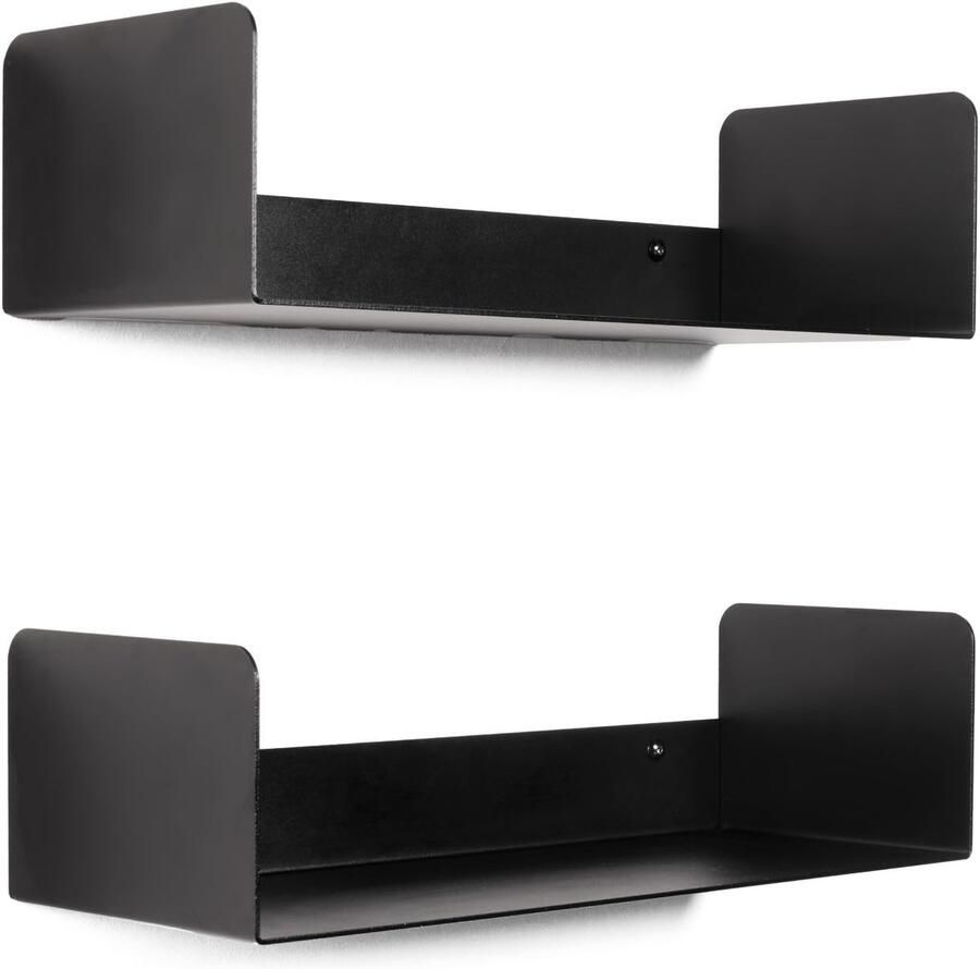 By Shayne Stijlvolle en Tijdloze Wandplanken Set van Twee voor een Modern Interieur