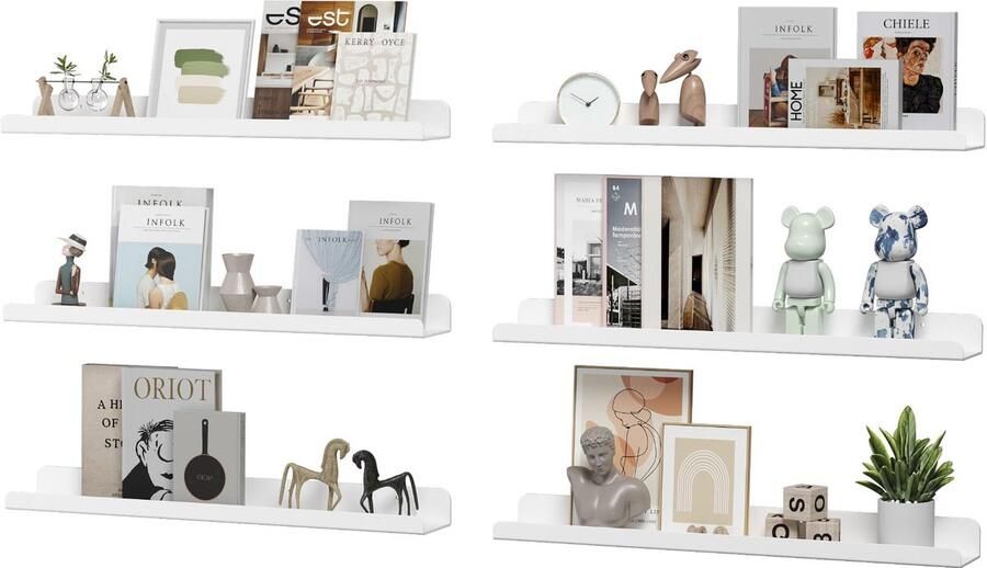 By Shayne Stijlvolle Zwevende Wandplanken Set Voor Kamers in Huis