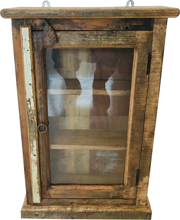 By Varios Houten kastje Rood 40x15x60cm