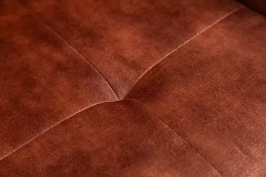 Invicta Interior Draaibare design stoel EUPHORIA bruin fluweel met armleuning metalen frame zwart 40262 - Foto 1