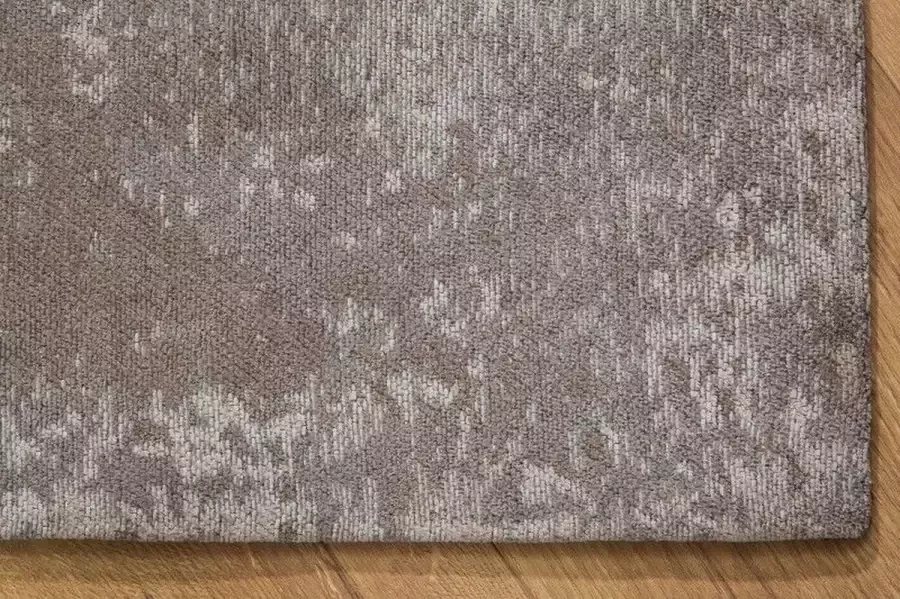 Invicta Interior Vintage katoenen tapijt MODERN ART 240x160cm beige grijs gewassen used look 38763