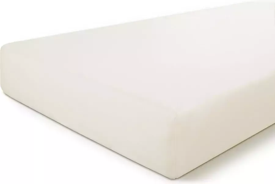 BYRKLUND Hoeslaken Bed Basics Cotton 140x200 100% Katoen Off White