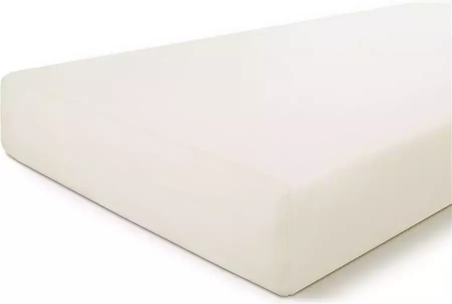 BYRKLUND Hoeslaken Bed Basics Cotton 160x200 100% Katoen Off White