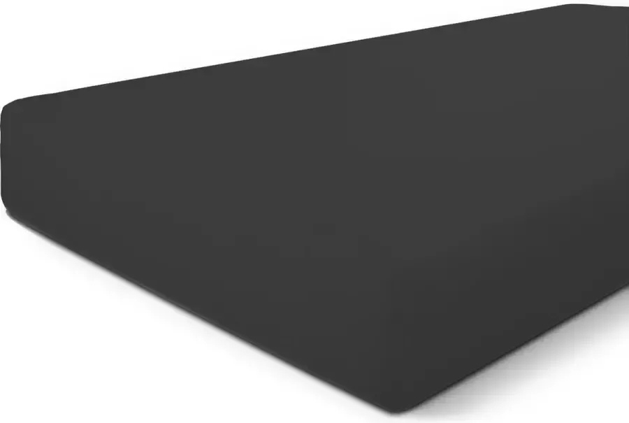 BYRKLUND Hoeslaken Bed Basics Cotton 90x200 100% Katoen Antraciet
