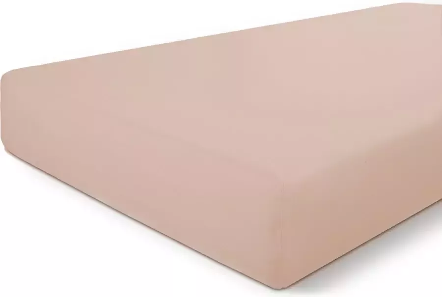 BYRKLUND Hoeslaken Bed Basics Cotton 90x200 100% Katoen Oud Roze