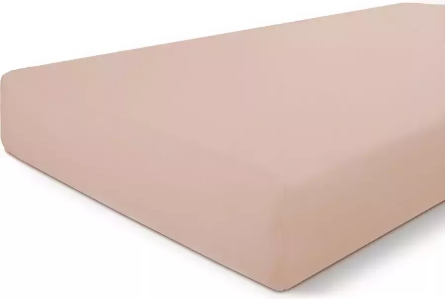 BYRKLUND Hoeslaken Bed Basics Cotton 90x220 100% Katoen Oud Roze