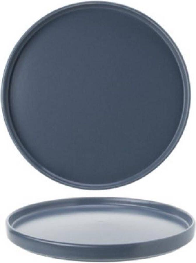 C&T A-Tower-Blue Dessertbord D21xh2cm Keramiek (set van 6)