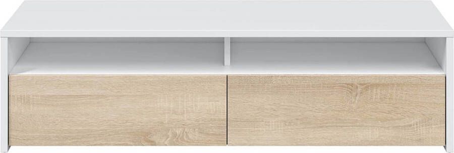 CaliCosy TV-meubel met 2 openslaande deuren en 2 opbergvakken Kioto L130 cm