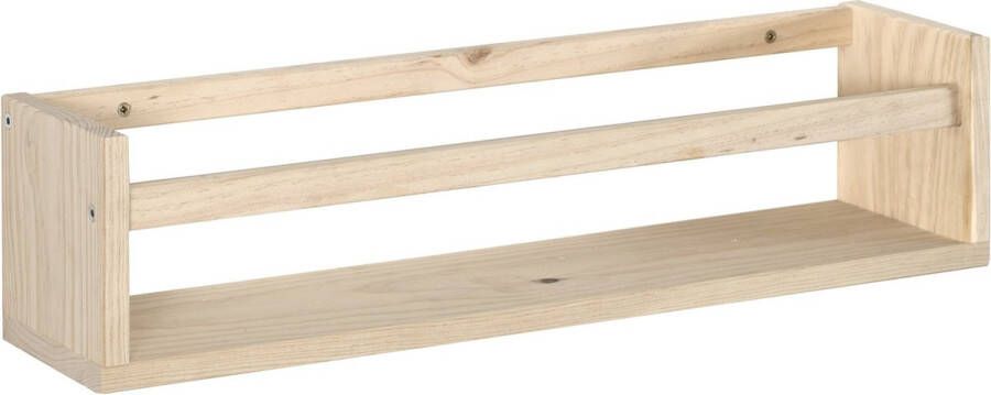 Astigarraga Wandplank wandrek kruidenrek 60cm PEFC dennenhout