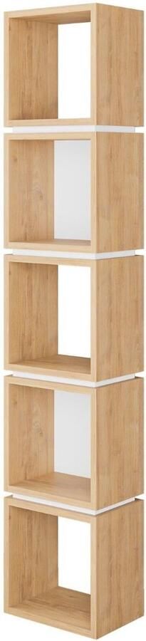 CaliCosy 5 vaks plank in licht eiken 32x22x167cm