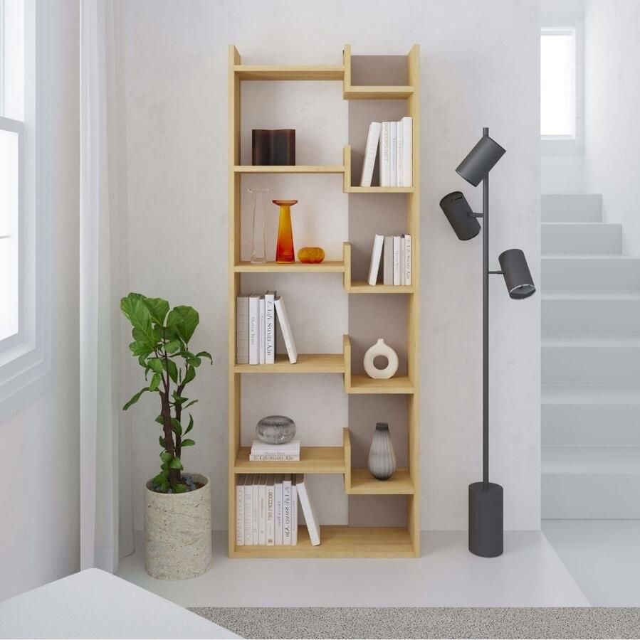 CaliCosy Design Boekenplank 6 Niveaus H162 4 cm Klapo