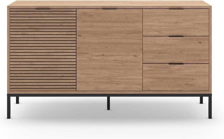 CaliCosy Buffet 3 deuren en metalen poten Ariel L140 cm