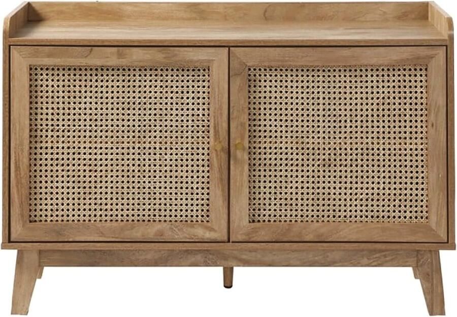 CaliCosy Buffetkast 2 Deuren in Rotanvlechtwerk L110 cm PALMO