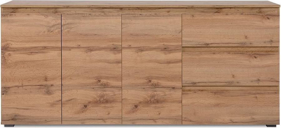 CaliCosy Dressoir met 3 Deuren 3 Laden en 2 Planken L178 5 x H80 cm