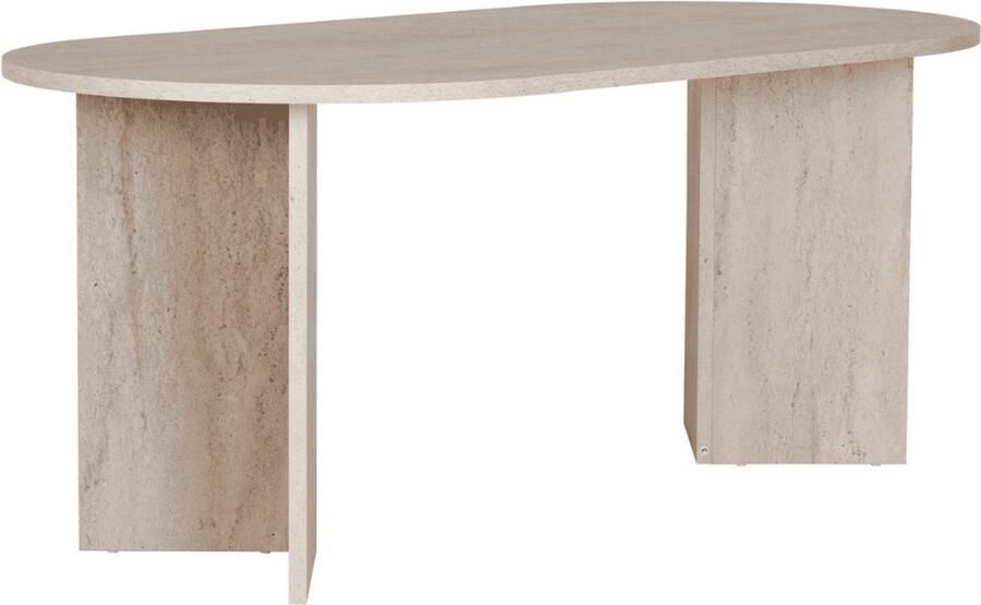 CaliCosy Eettafel met afgeronde randen L180 cm SABLE