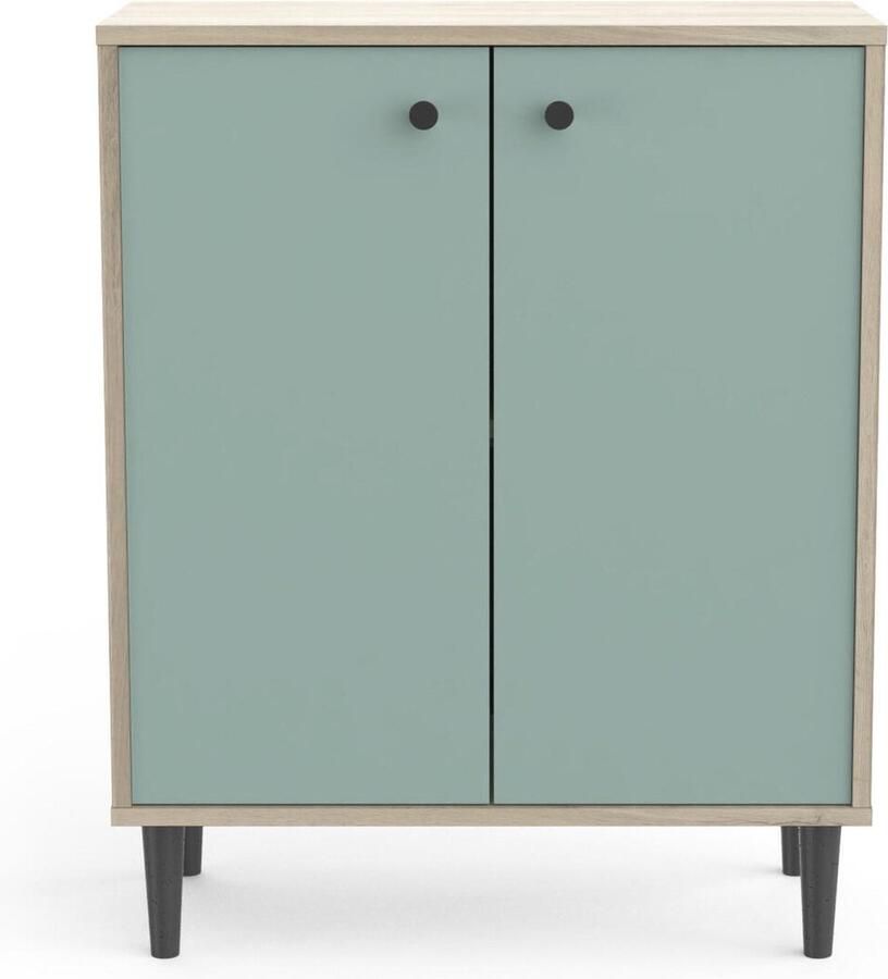 CaliCosy Klein 2-deurs dressoir Wood Effect L61cm ARTY