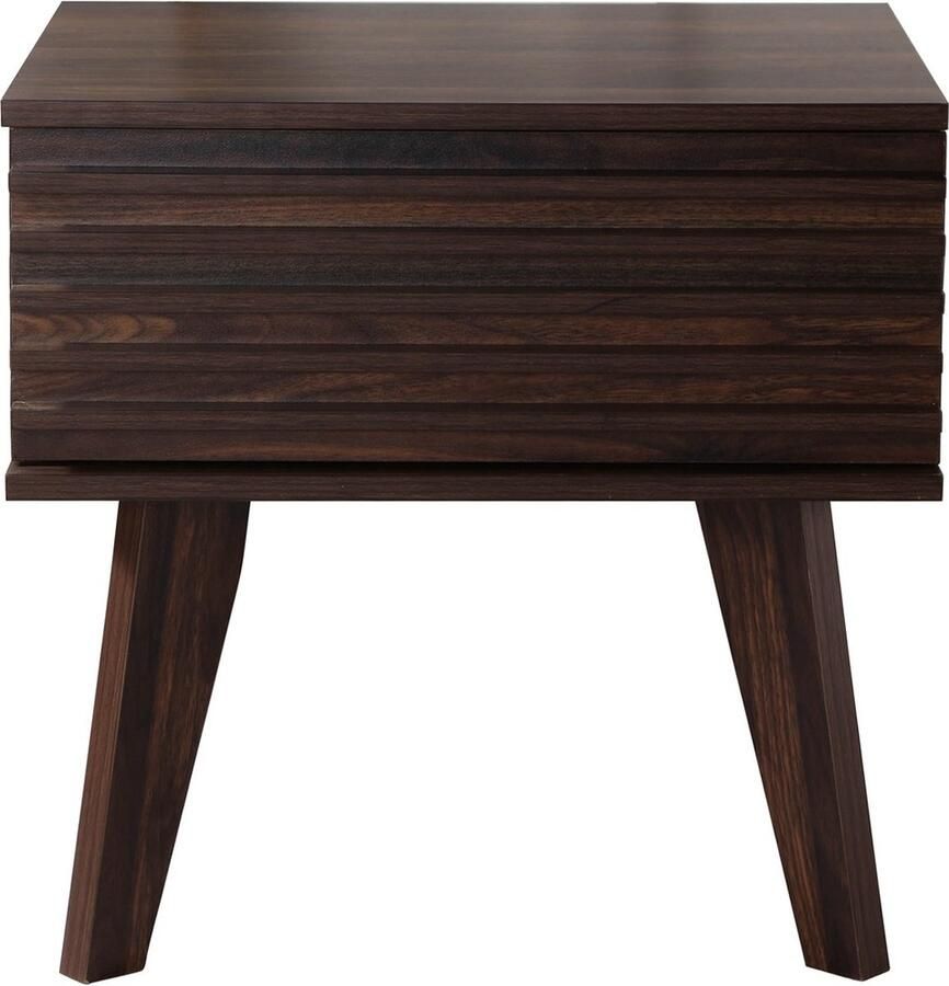 Casame Nachtkastje met 1 lade fronten met laminaathout-effect H49 5 cm FRIBOURG