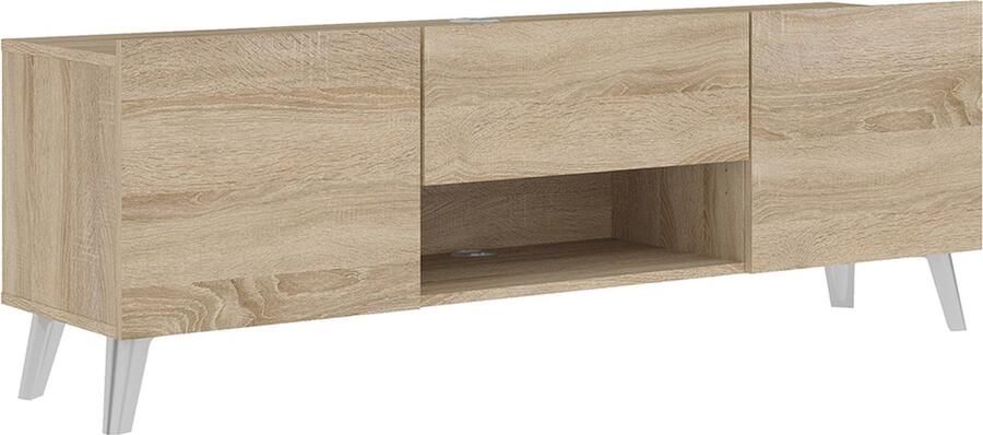 CaliCosy Tv-meubel 2 deuren 1 lade Brighton 2 L140 cm x 46 5 cm - Foto 5